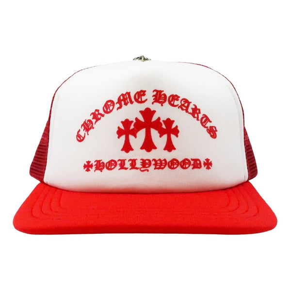 Chrome Hearts 'King Taco' Trucker Hat (Red / White)