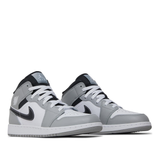 Air Jordan 1 Mid 'Light Smoke Grey' (GS)