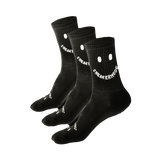 SNEAKERMODE CREW SOCKS (BLACK)