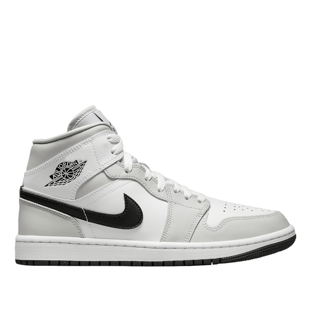 air jordan 1 mid grey foglemon wash white