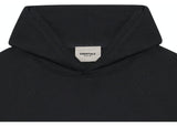 FEAR OF GOD ESSENTIALS 3D Silicon Applique Pullover Hoodie Black