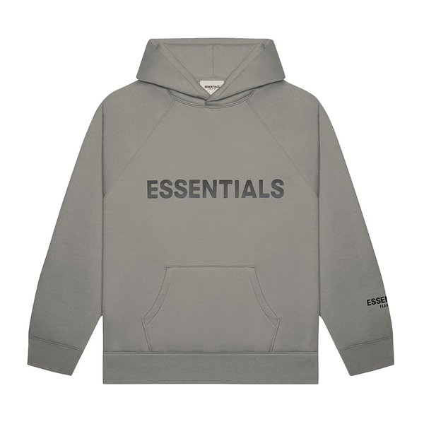 Fear Of God Essentials Pullover Hoodie Applique Logo Cement