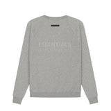 FEAR OF GOD ESSENTIALS Pull-Over Crewneck (SS21) Dark Heather Oatmeal