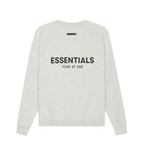 FEAR OF GOD ESSENTIALS Pull-Over Crewneck (SS21) Light Heather Oatmeal