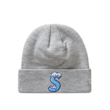 Supreme New Era 'S' Logo Beanie (Heather Grey)