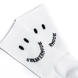 SNEAKERMODE CREW SOCKS (WHITE)