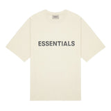 Fear of God Essentials Boxy T-Shirt Applique Logo 'Buttercream'