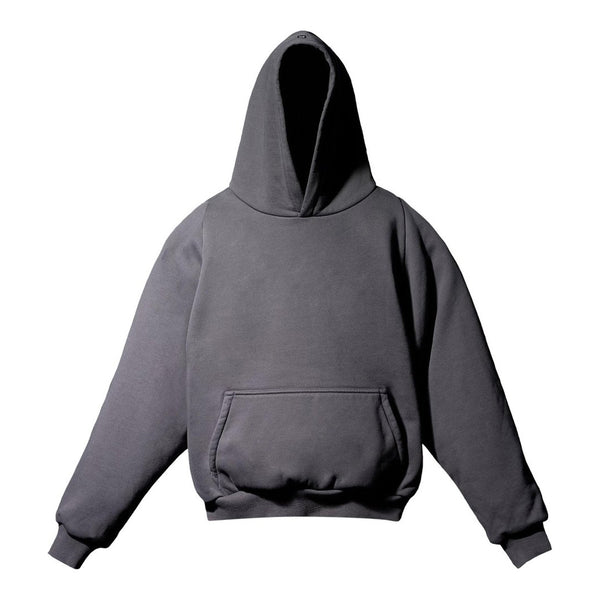 Yeezy Gap Engineered by Balenciaga Logo Shrunken Hoodie 'Black'