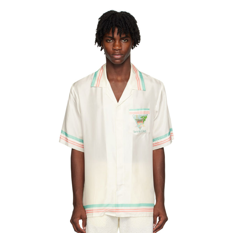 Casablanca Tennis Club Icon Shirt 'White'