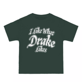 Drake IIAB Tour Merch I Like What Drake Likes Tee 'Green'