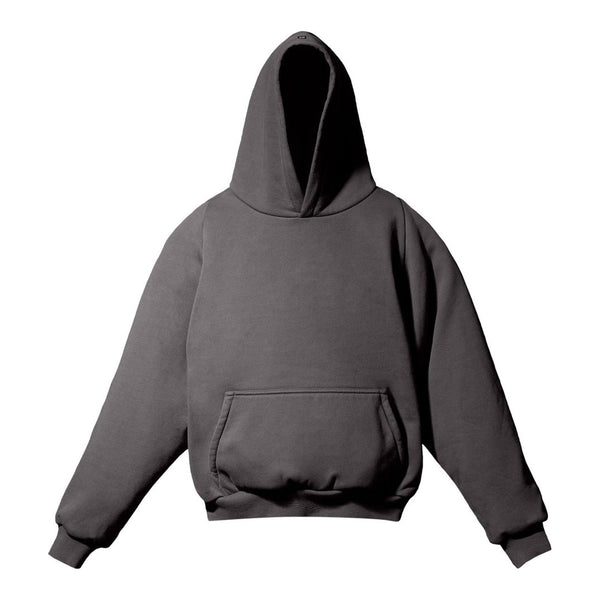 Yeezy Gap Engineered by Balenciaga Logo Shrunken Hoodie 'Dark Grey'