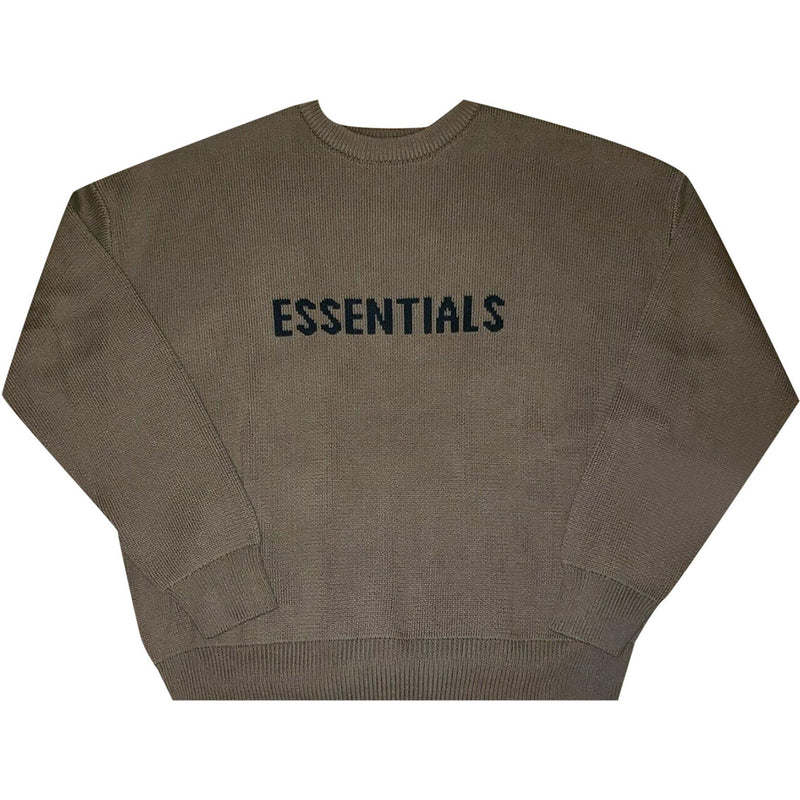 Fear Of God Essentials Knit Sweater Rain Drum