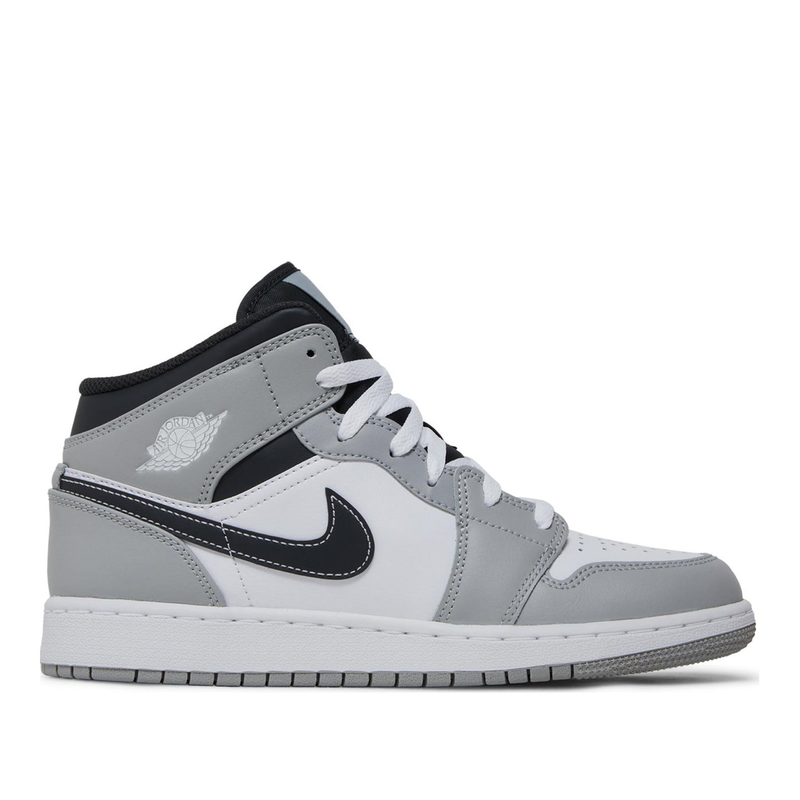 Air jordan 1 mid discount light smoke grey courir
