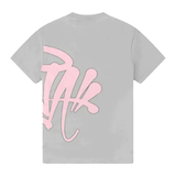 Syna World Logo Tee 'Pink Grey'