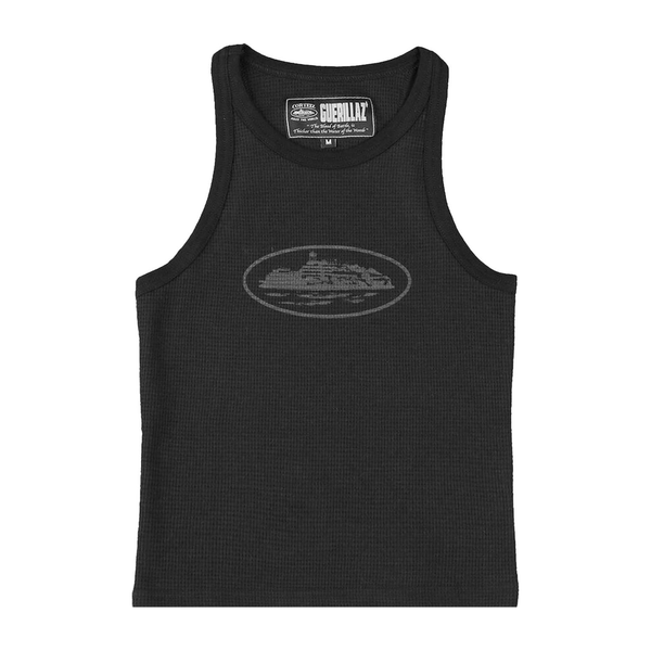 Corteiz Womens Tank Top 'Triple Black'