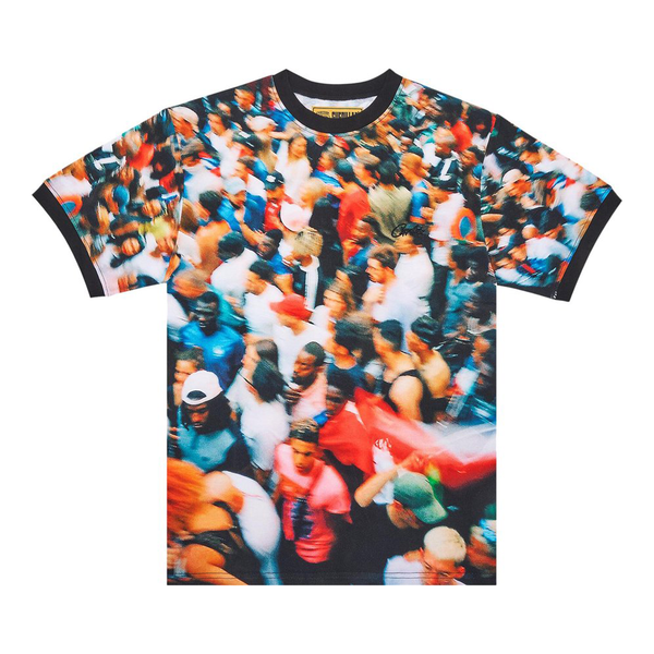 Corteiz World Cup Chaos Ribbed T-Shirt 'Multicolor'