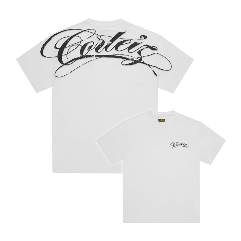 Corteiz Write-Off Heavyweight Tee 'White'