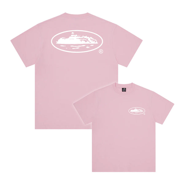 Corteiz OG Island Tee 'Baby Pink' – SNEAKERMODE