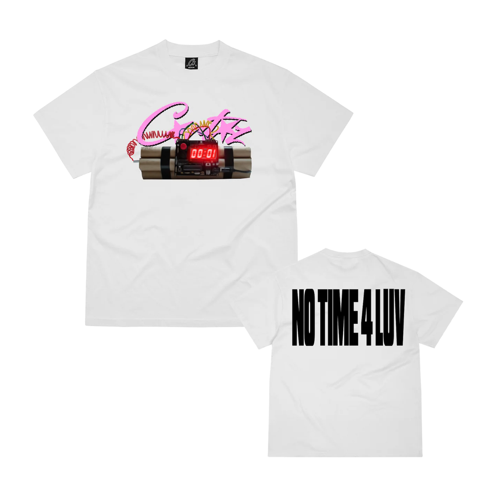 Corteiz No Time 4 Luv Tee 'White' – SNEAKERMODE