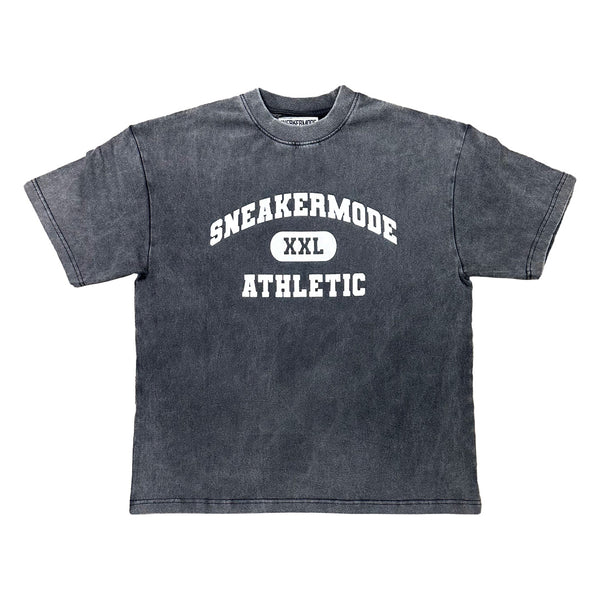 SNEAKERMODE ATHLETIC CLUB T-SHIRT (WASHED BLACK)