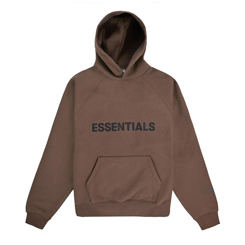 FEAR OF GOD ESSENTIALS x SSENSE Pullover Hoodie Applique Logo Rain