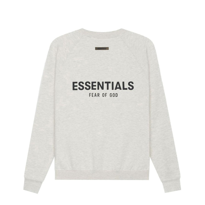 FEAR OF GOD ESSENTIALS Pull-Over Crewneck (SS21) Light Heather Oatmeal