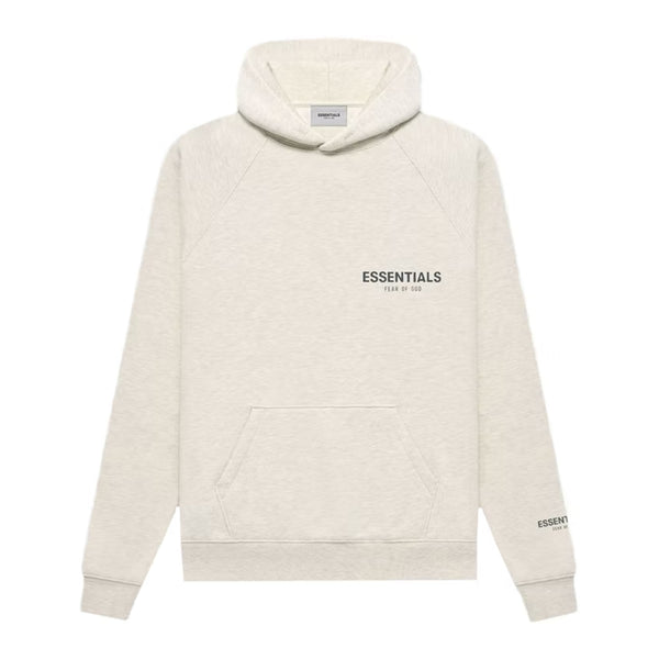FEAR OF GOD ESSENTIALS Core Collection Pullover Hoodie Light Heather Oatmeal