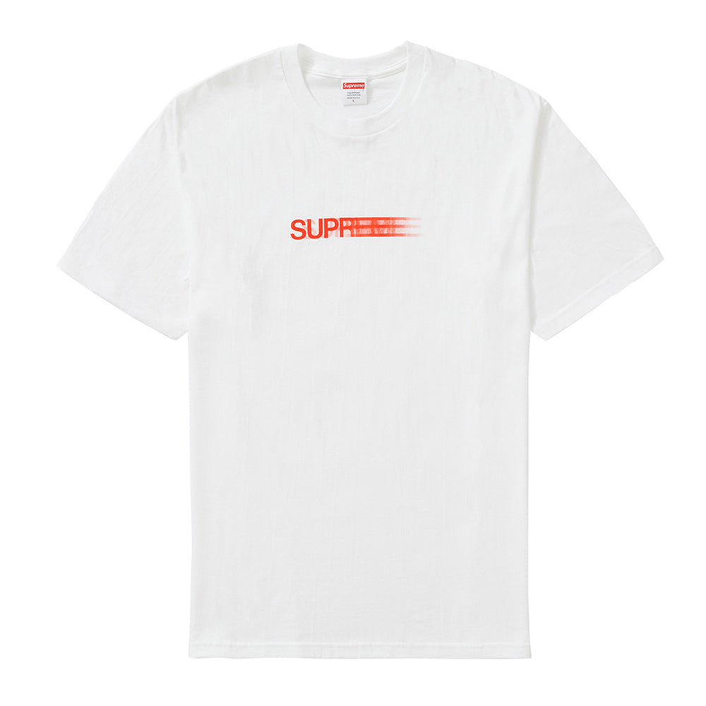 supreme motion logo tee L white
