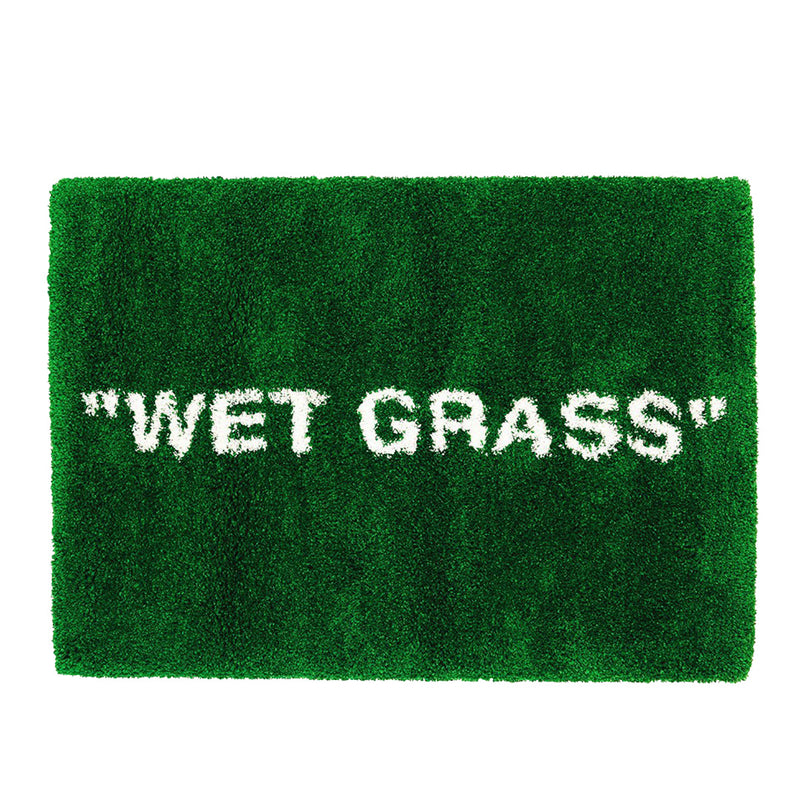 Virgil Abloh x IKEA MARKERAD 'WET GRASS" Rug 195x132 CM 'Green'